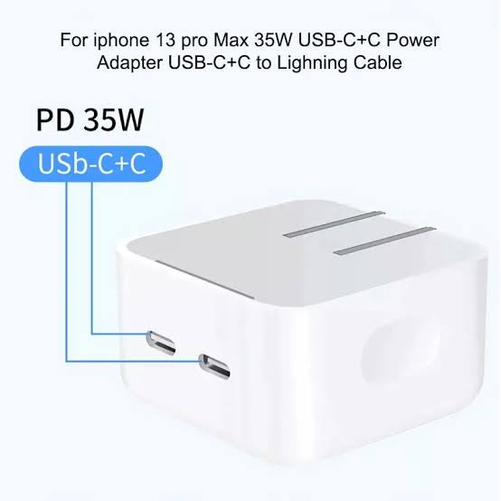 Apple Store 35W Dual USB-C Port Compact Power Adapter