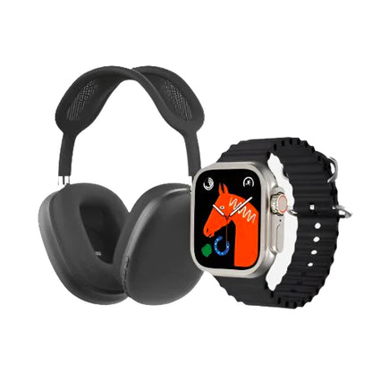 Crown C9 Smart Watch + Headphones