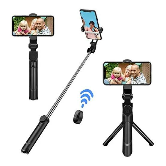 Wireless Selfie Stick with Tripod Stand 3-in-1