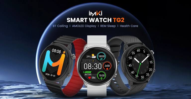 IMIKI TG2 Smart Watch (Amoled Display)